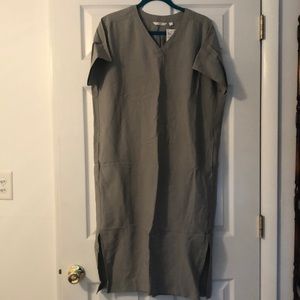 Uniqlo Gray Cocoon Dress